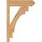 Ekena Millwork Merced Smooth Arts and Crafts Outlooker, Western Red Cedar, 5 1/2"W x 18"D x 26"H OUT06X18X26MRC03SWR - alternate 4
